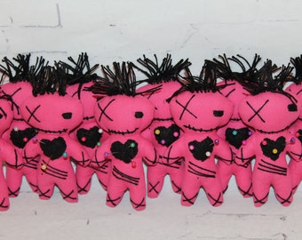 10 Pink Voodoo Doll