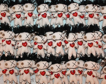 100 Party Favors Voodoo Dolls Love Tag