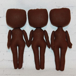 3 Doll Body for Doll Making Craft Dark Chocolate Doll Body - Etsy