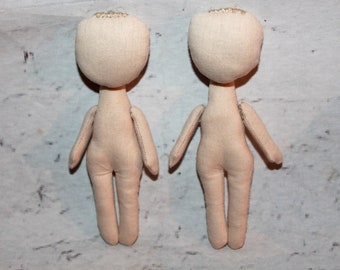 2 mini corps de poupée pour travaux manuels 10 cm/3,9 pouces