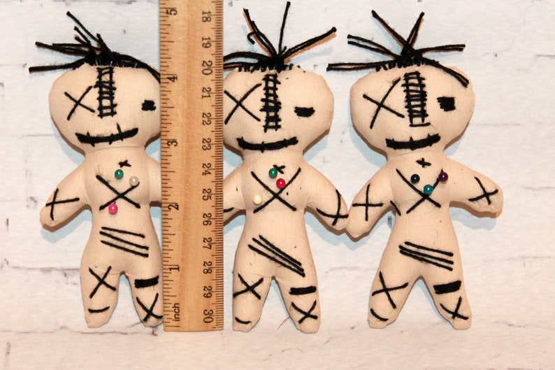 3 Voodoo Dolls for Success 4,5 Inches Etsy