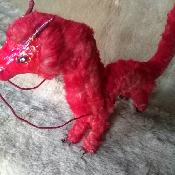 Dragon chinois art doll posable OOAK