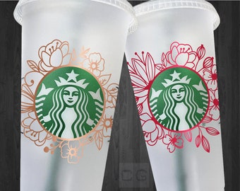 Free Free 322 Starbucks Floral Wreath Svg SVG PNG EPS DXF File