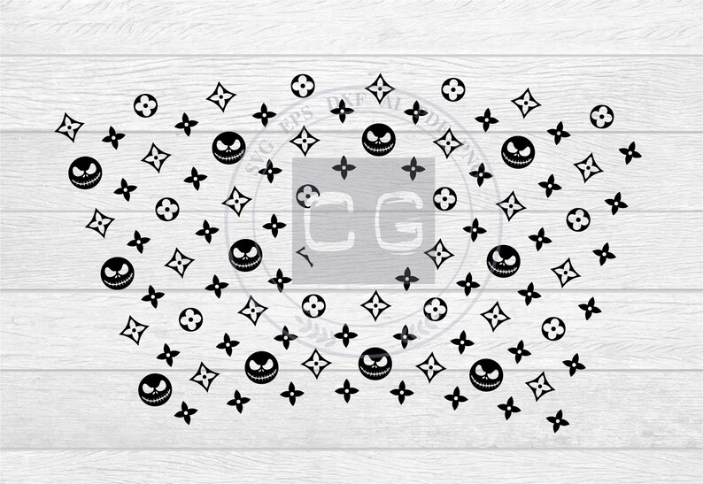 Download Pumpkin king Jack full wrap for Starbucks cup svg png eps ...