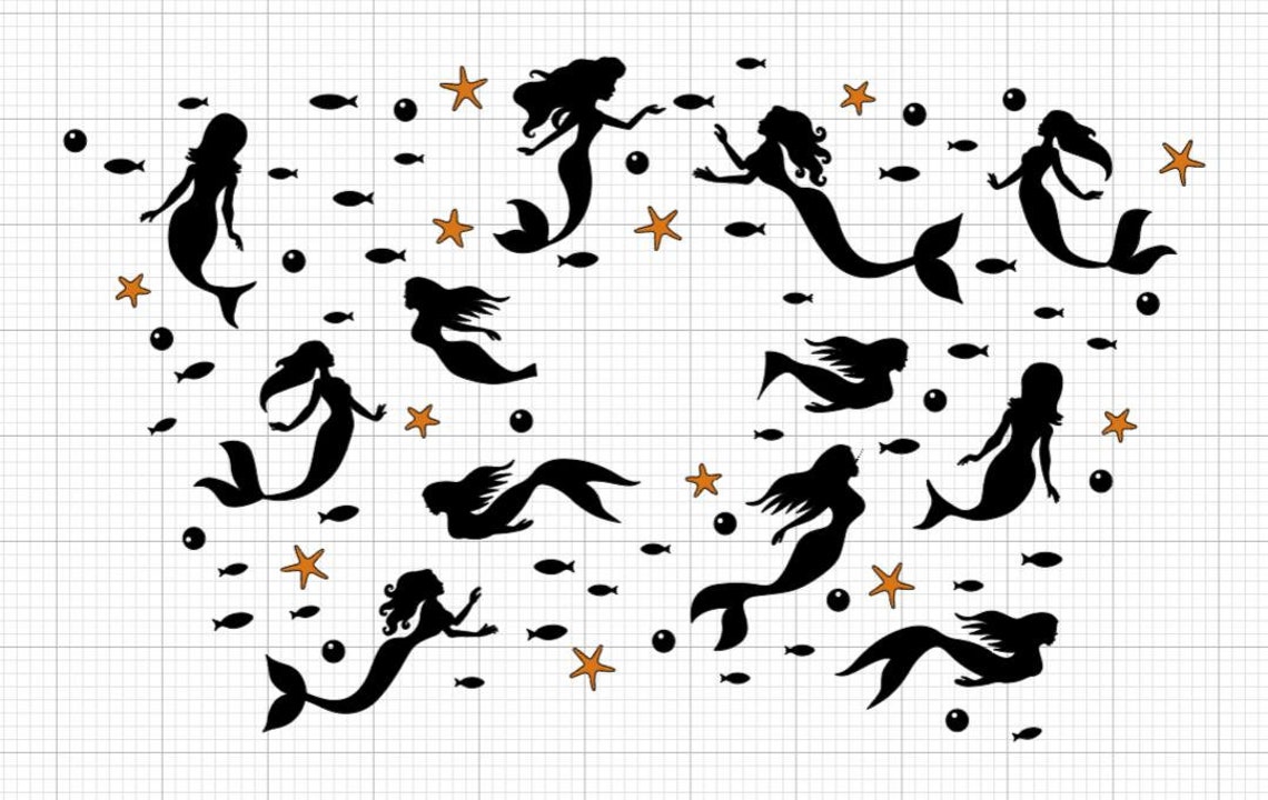 Free Free 170 Mermaid Cup Svg SVG PNG EPS DXF File