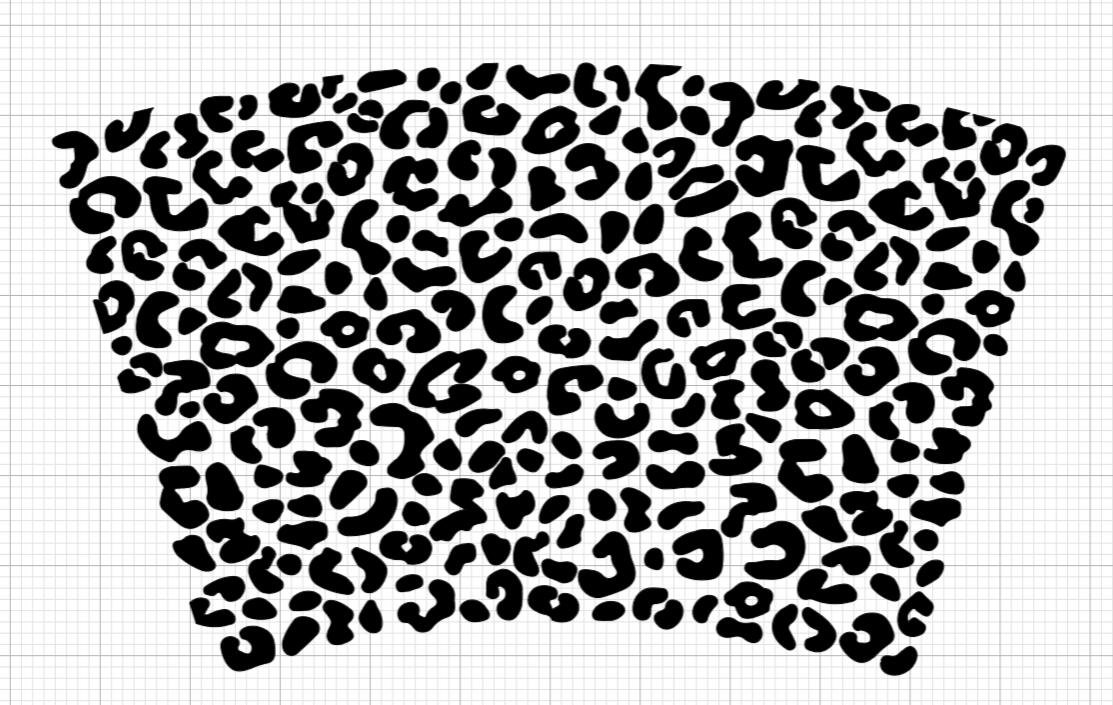 Leopard Print Starbucks Cup Svg Full Wrap Design Cheetah | Etsy UK
