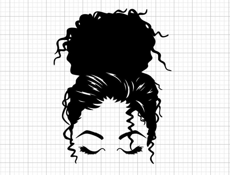 Free Free 290 Messy Bun Camping Life Svg SVG PNG EPS DXF File