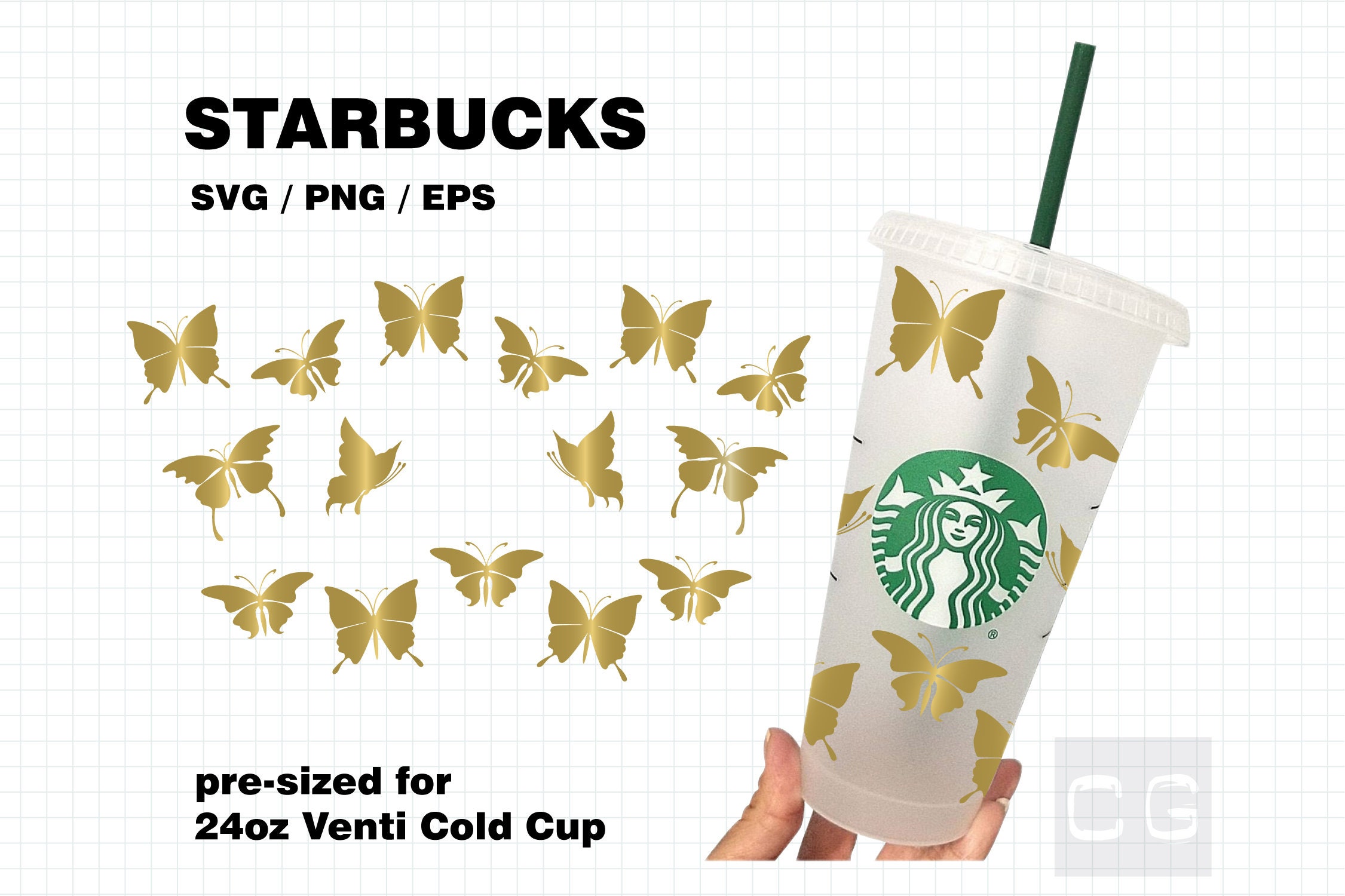 Free Free 143 Butterfly Starbucks Cup Wrap Svg Free SVG PNG EPS DXF File
