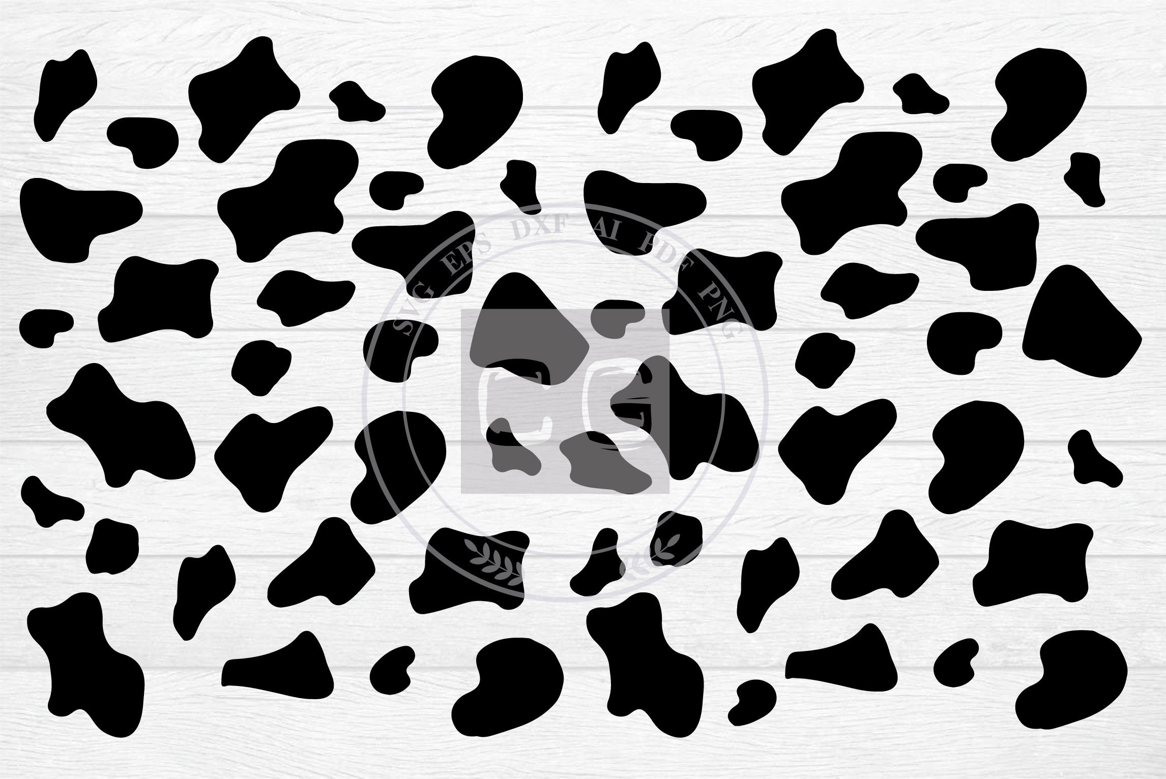 Cow print svg png eps digital download cow pattern fashion | Etsy