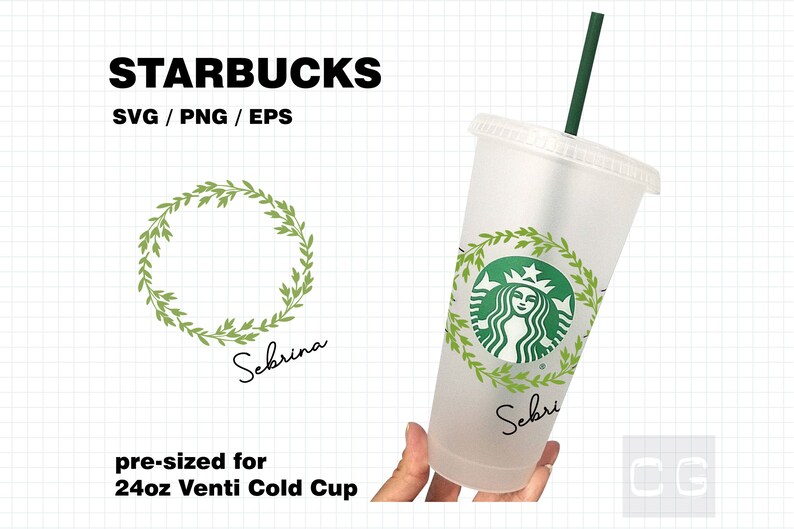 Free Free 286 Starbucks Flower Wreath Svg SVG PNG EPS DXF File