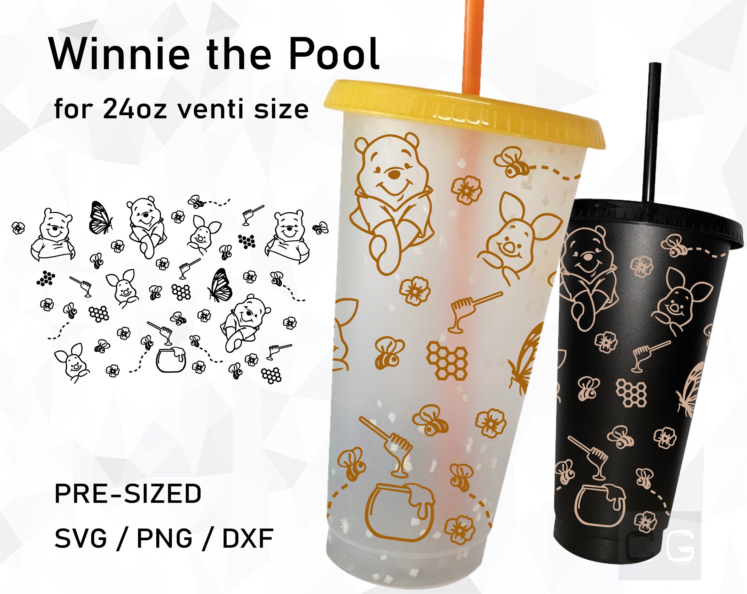 Kitchen & Dining Winnie the Pooh Starbucks Cup Pooh Bear TumblerWinnie