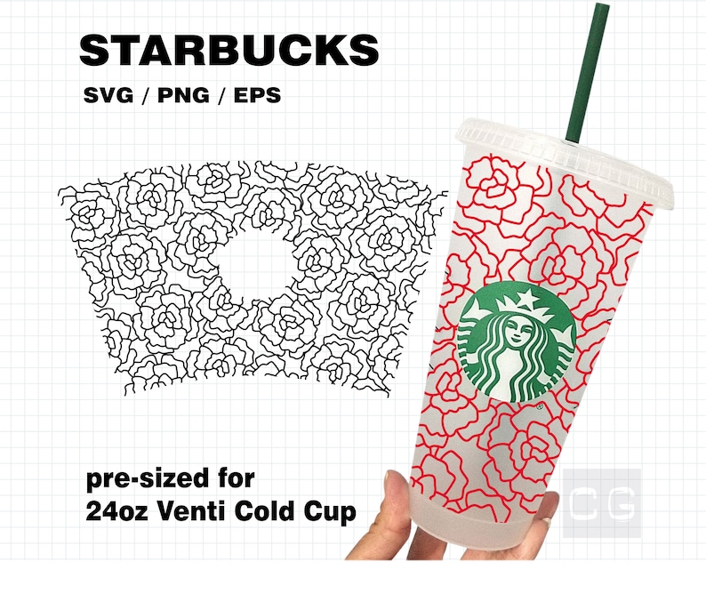 Free Free Flower Svg For Starbucks Cup 468 SVG PNG EPS DXF File