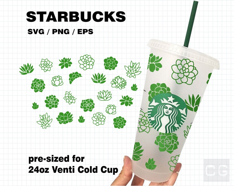 Free Free 277 Template Sunflower Starbucks Cup Svg SVG PNG EPS DXF File