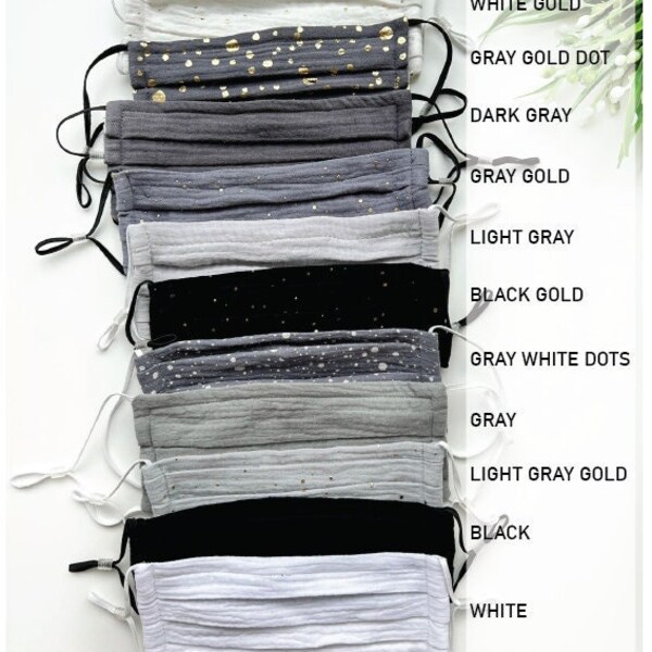 Cotton Face Mask Etsy