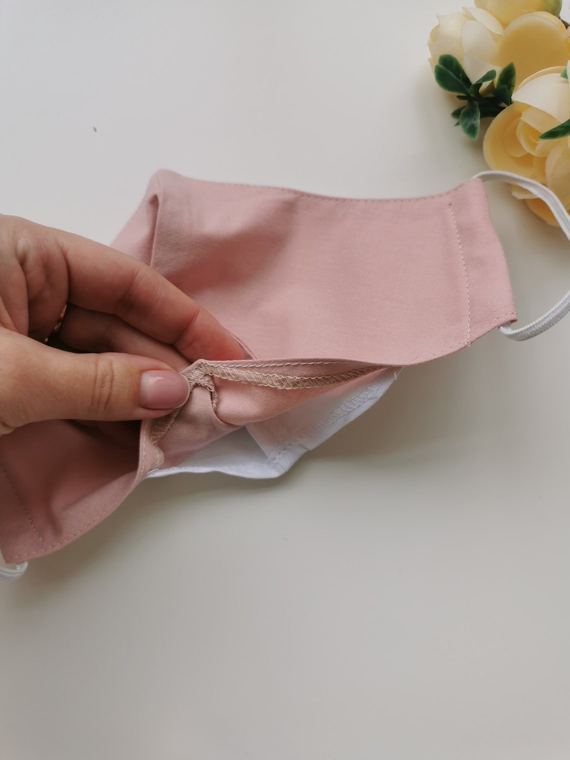 Pastel Color Face Mask Solid Vintage Color Face Mask Double Etsy