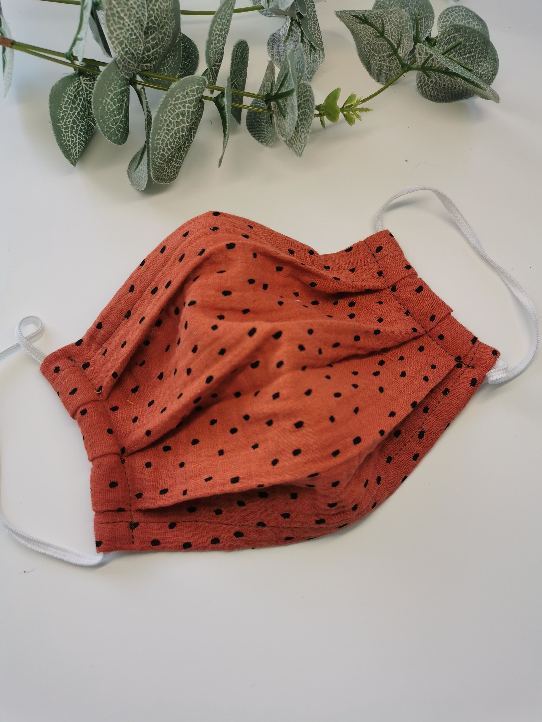 Black One Layer Face Mask Muslin Double Gauze Face Mask Adult Etsy UK