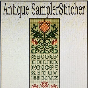 Antique style samplers to embroider in cross stitch and blackwork