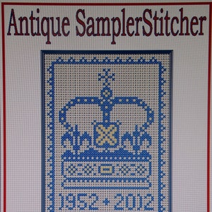 Antique style samplers to embroider in cross stitch and blackwork