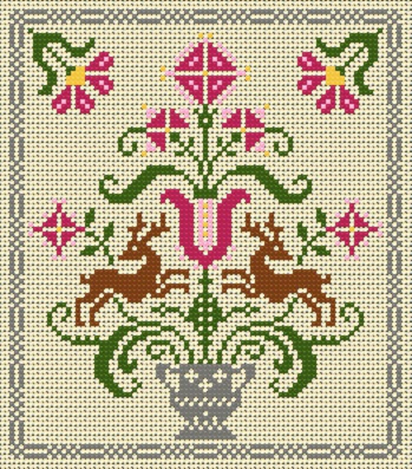 Antique Style Samplers to Embroider in Cross Stitch and - Etsy