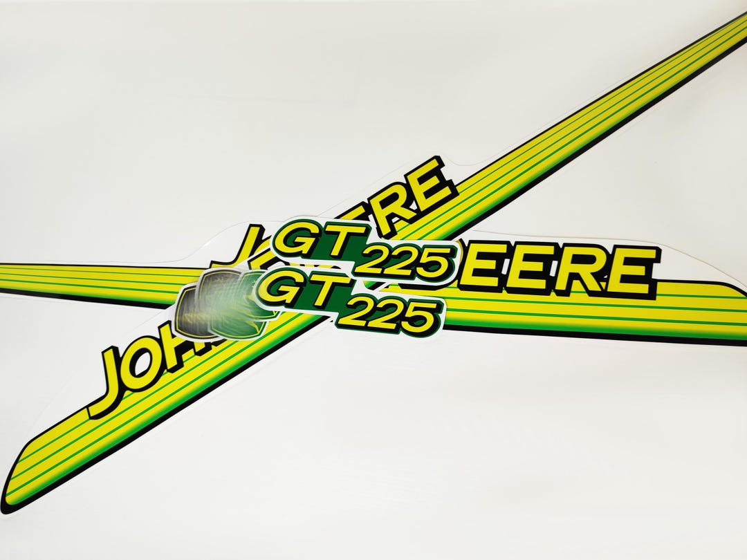 Set Di Adesivi In Vinile Di Ricambio Per Cofano Del Trattorino Tagliaerba LX289 LX 289, Kit Di Adesivi Fatti A Mano - Italia - Foto 9