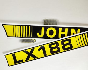 Replacement Vinyl Decal Set For John Deere LX 188 Lawn Tractor Hood, sticker kit handmade