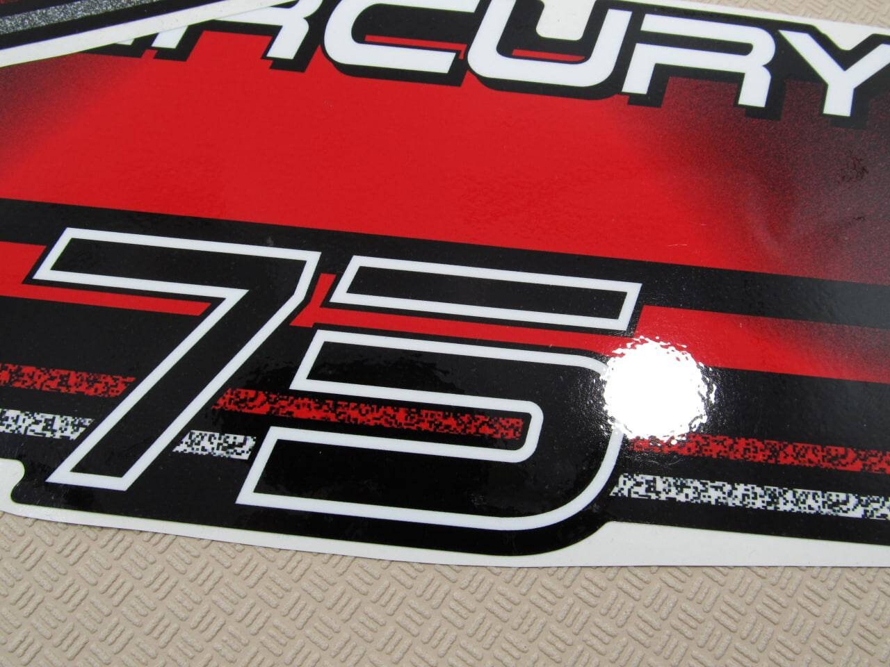 Tohatsu 50HP Two Stroke Outboard Engine Decals Sticker Set reproduction 50 HP