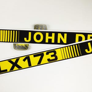 Replacement Vinyl Decal Set For John Deere LX 173 Lawn Tractor Hood, sticker kit handmade