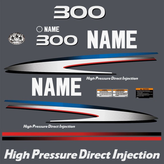 ADESIVI MOTORE MARINO YAMAHA 100 CV F100 FOUR STROKE - Foto 6