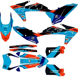 Graphic vinyl handmade kit for KTM Tm Sx SXF EX 125 150 250 350 450 2023+ Stickers kit for tunning decor motorbike motorcycle