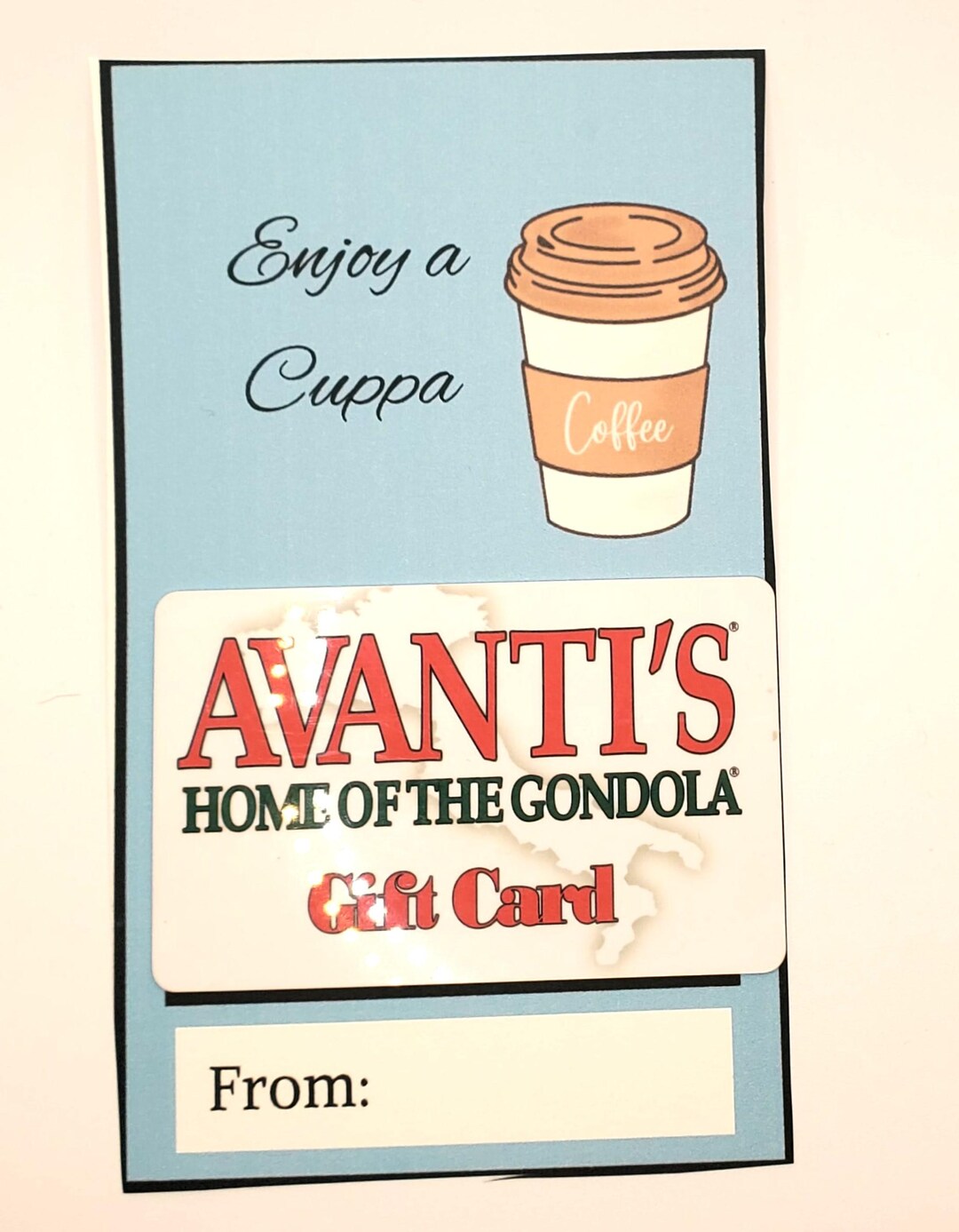 Coffee Thank You Gift Card Holder/ Appreciation Gift Card Holder - Etsy