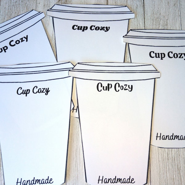 Product Holders/display inserts for Handmade Coffee Cup Cozies