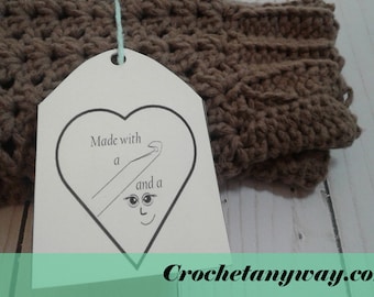 Crochet gift tags