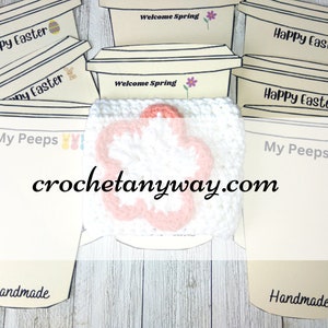 Spring /Easter Display Inserts for Coffee Cup Cozies, product holders, labels, packaging