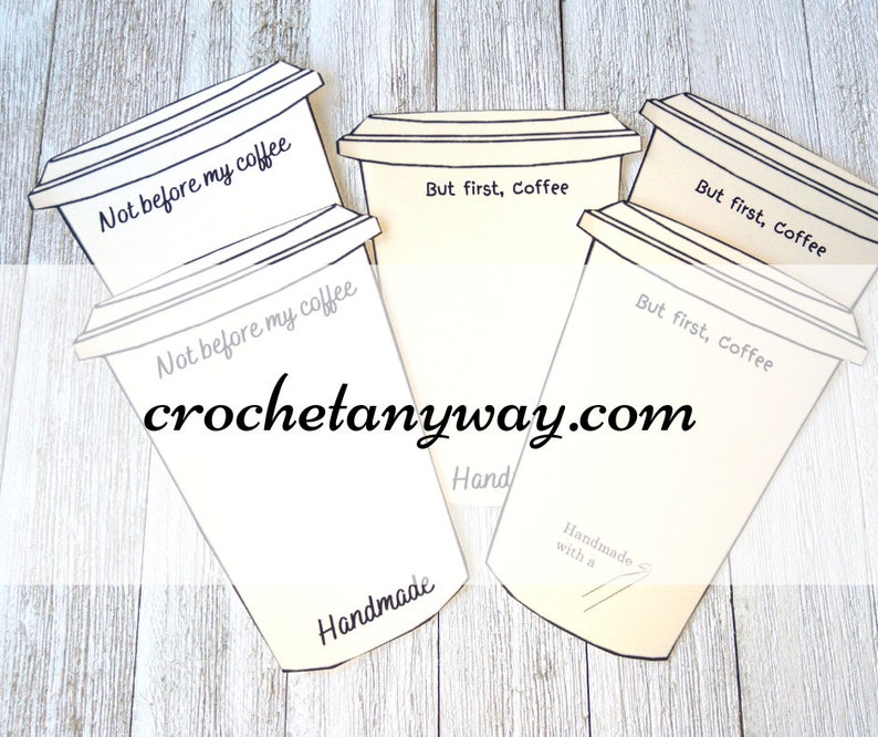 Coffee Cup Cozy Display Insert/ Product Insert/ Label - Etsy