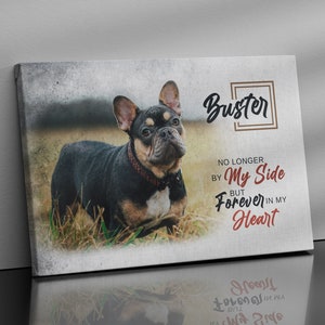 Custom Dog Memorial Canvas, Gifts for Pet Loss, Dog sympathy Gifts, Dog Remembrance Gifts, Loss Of Dog Gift, Pet Memorial Ideas, Dog Art