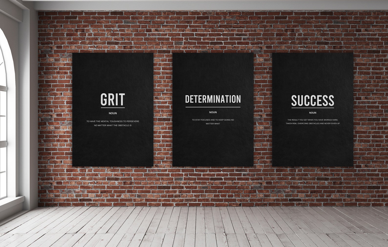 Motivational Canvas Art 3 Piece Wall Art Canvas for Office - Etsy