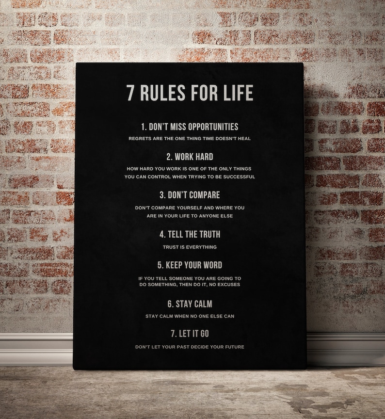 MOTIVATIONAL CANVAS ART - Inspirational Canvas Wall Art Home Office ...