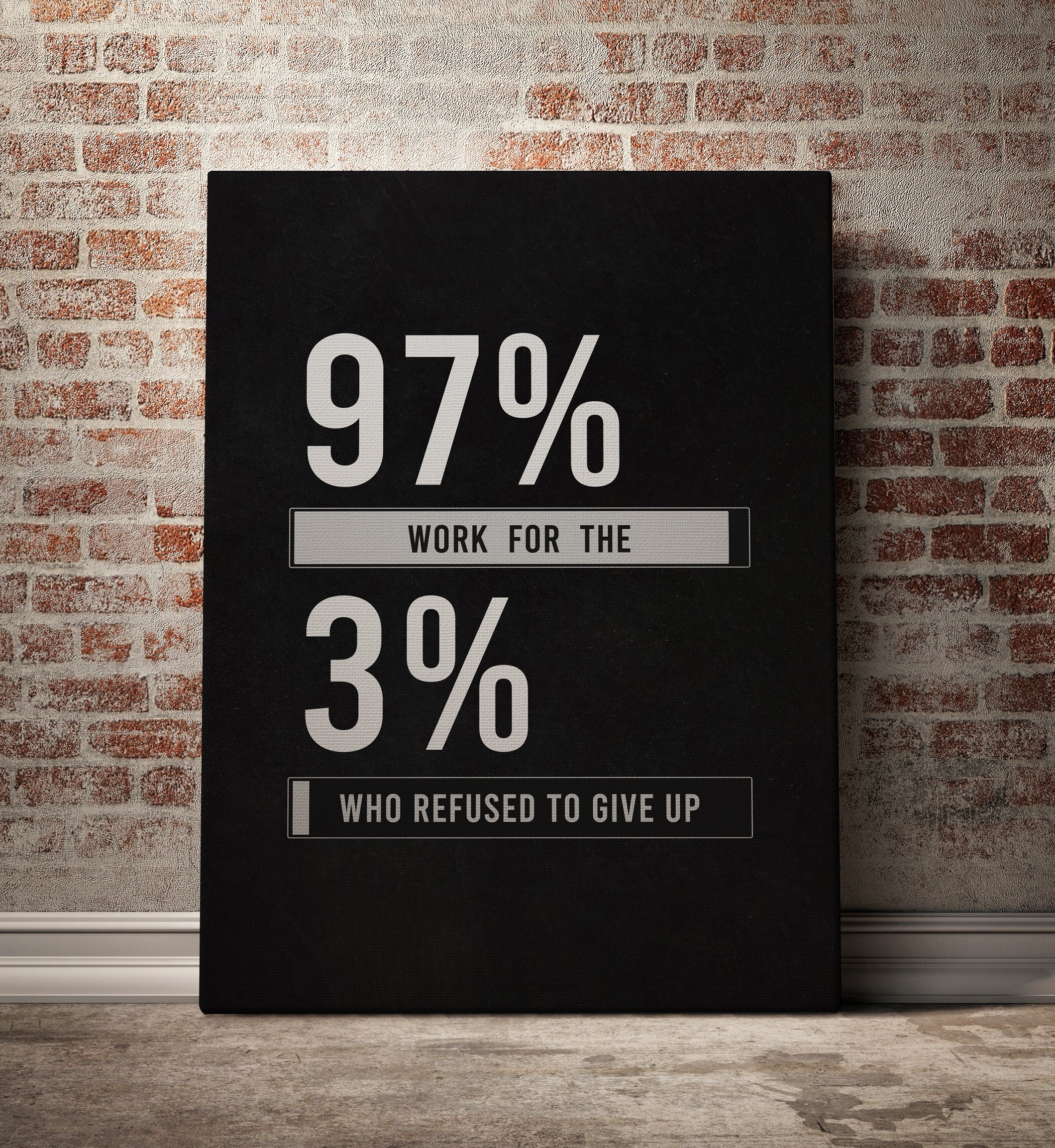 Everyone lives by selling something - Sustainably Made Home & Office Motivational Canvas Posters
