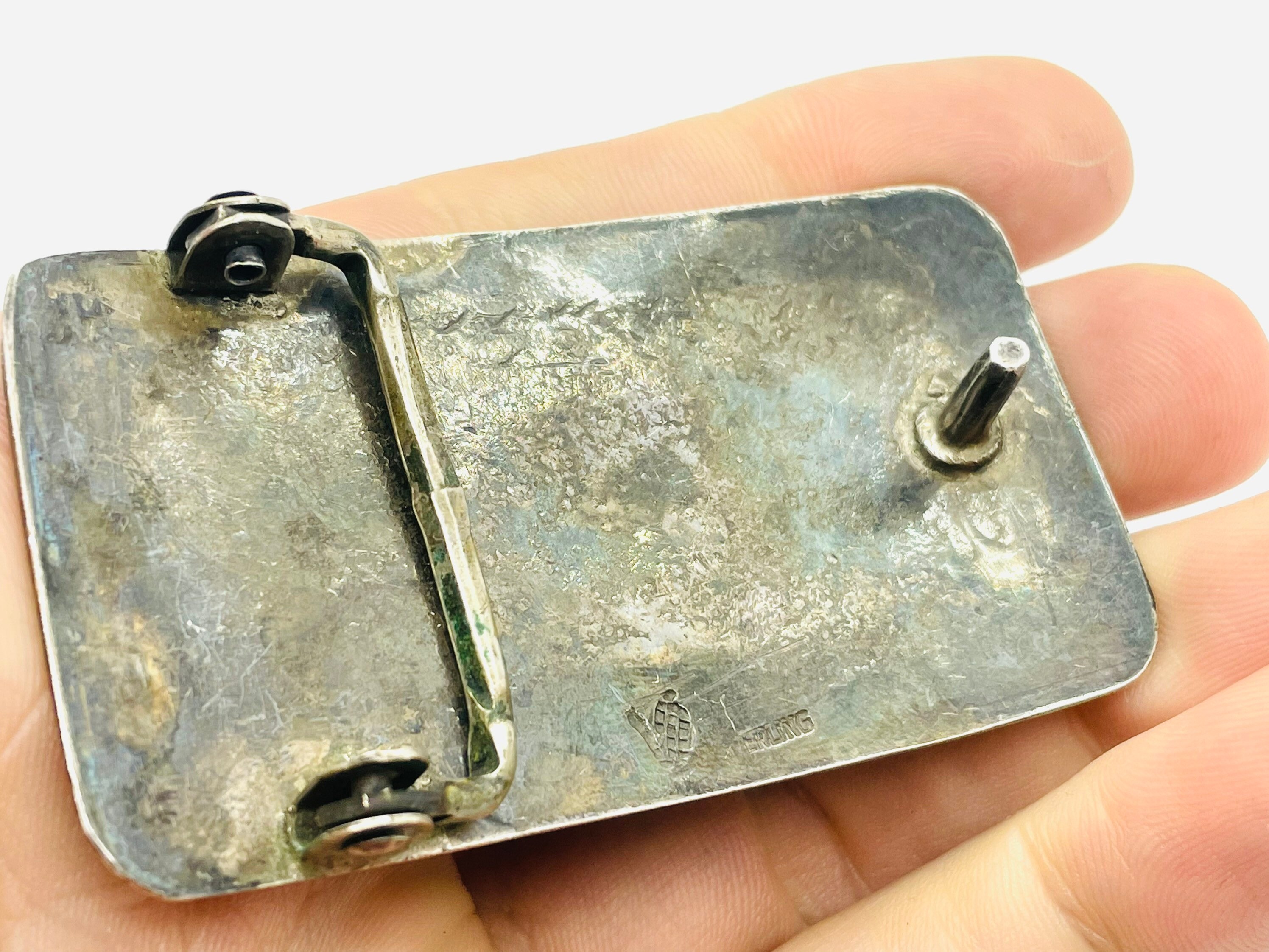 Allen Pooyouma Hopi Vintage Sterling Silver Road Runner Belt - Etsy