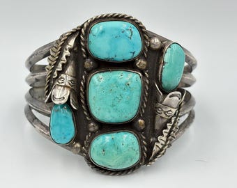 Size 7.75 Louise Platero Vintage Navajo Signed Navajo