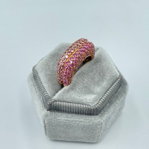 LeVian 14K Rose Gold Pink & Light Purple Topaz Ring Le Vian