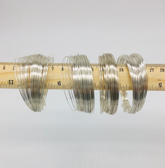 Silver Plated Copper Wire - Non Tarnish - Choice of 0.4mm (26 awg), 0.5mm (24 awg), 0.6mm (23/22 awg), 0.8mm (20 awg) & 1.0mm (18awg)