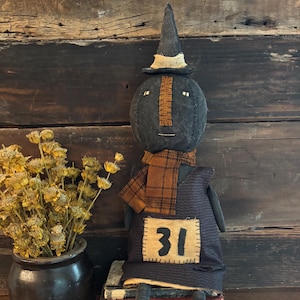 Primitive Pumpkin Witch