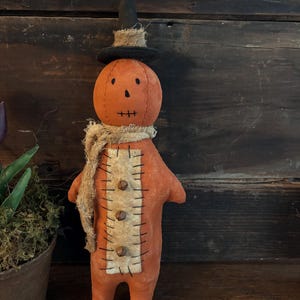 Primitive Pumpkin Witch