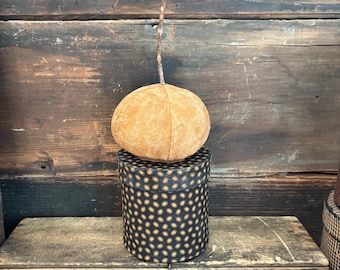 Pumpkin | Small Pantry Box | Primitive | Folk Art