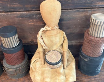 Primitive Grungy Doll | Simple Doll | Folk Art