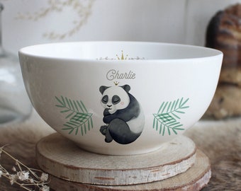 Petit bol en porcelaine Panda  (personnalisable) en édition limitée