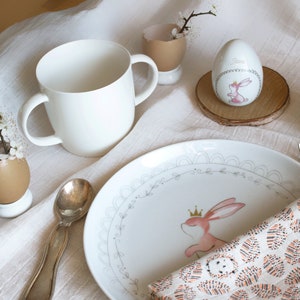 Assiette en porcelaine Câlin personnalisable image 2