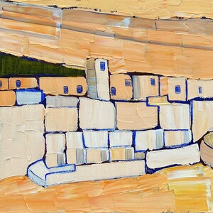 Karen Antos Artist Wide Mesa Verde Painting - Etsy