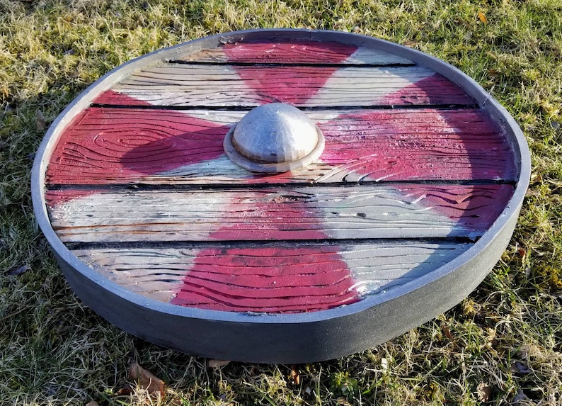 Valheim Multicolor Viking Shield Cosplay Costume Prop